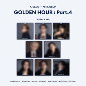 ATEEZ - 13TH MINI ALBUM - GOLDEN HOUR : Part.4 (DIGIPACK ver.) Random