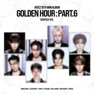 ATEEZ - 15th Mini Album GOLDEN HOUR : Part.6 (DIGIPACK ver.)