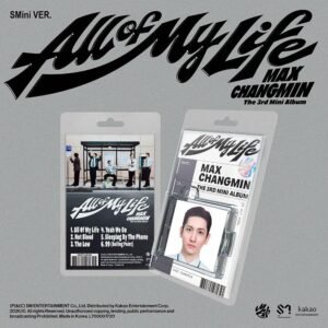 TVXQ! MAX CHANGMIN The 3rd Mini Album 'All Of My Life' - SMini ver. (Smart Album)
